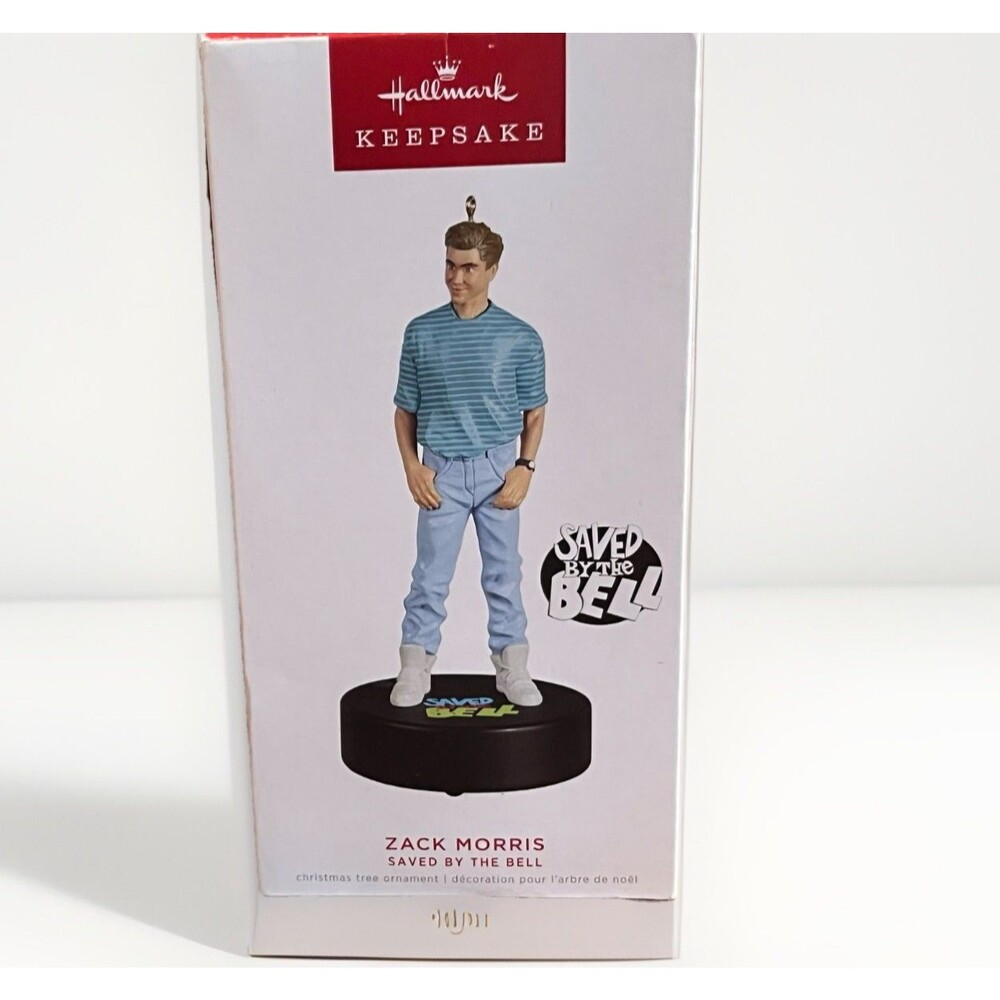 Hallmark 2022 Zack Morris Saved By The Bell Magic Sound Ornament NIB